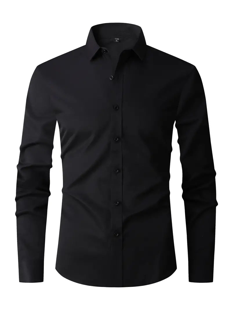 Arnaud - Chemise Manches Longues Slim Fit Chic Élégante Homme