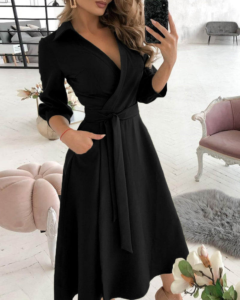 Louise - Robe Portefeuille Élégante