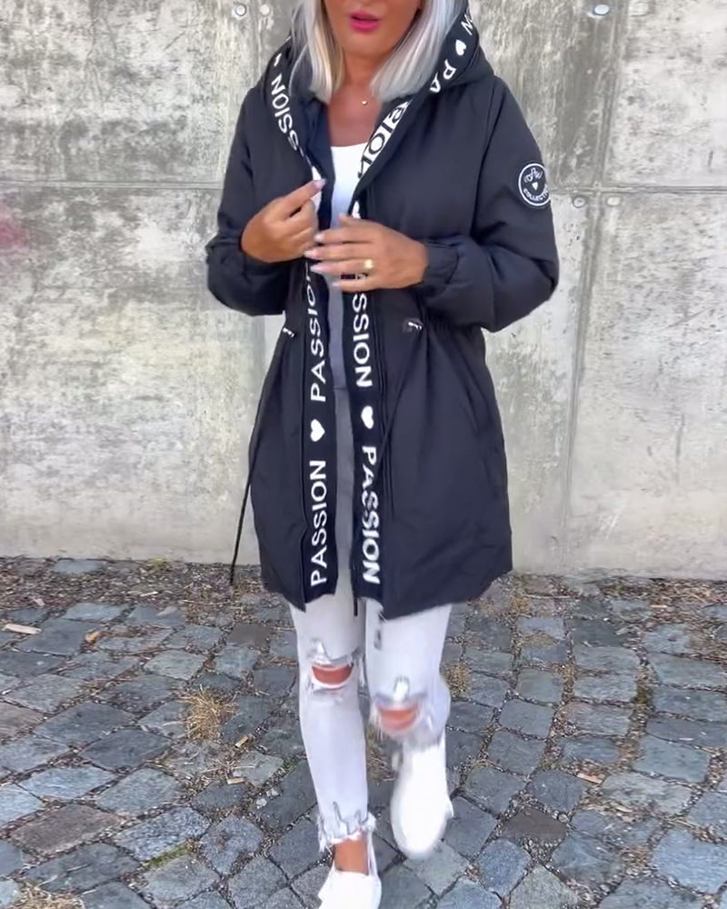 Camille | Parka Élégante Cintrée à Capuche