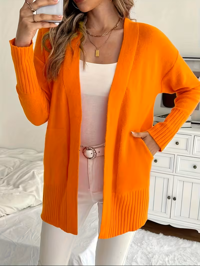 Caroline - Cardigan Élégant Oversize Ouvert