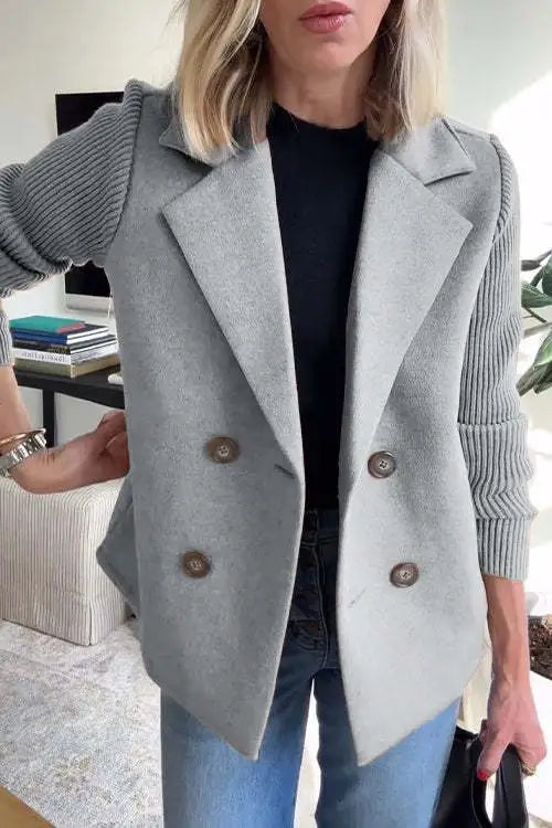 Adèle | Veste Chic Courte Patchwork