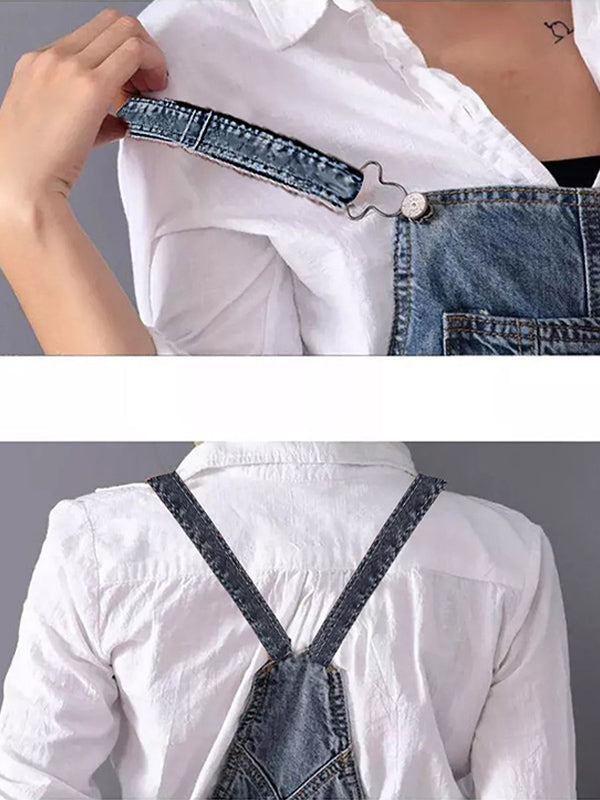 Marie - Salopette Denim Longue