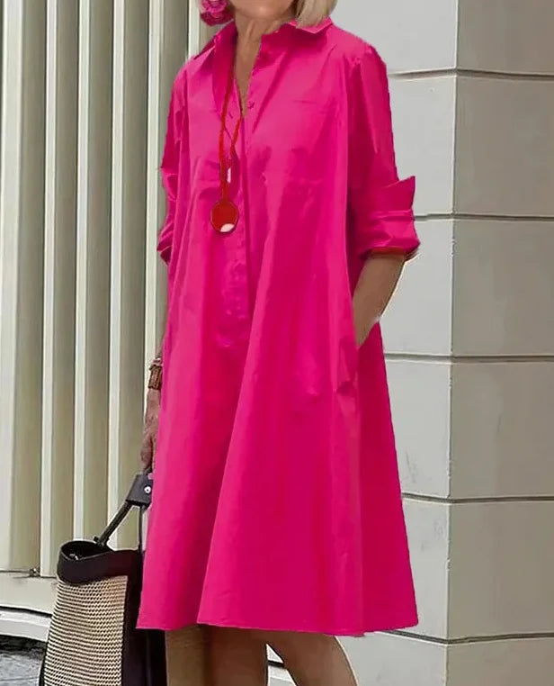 Béryl - Robe Chemise Chic Et Élégante Avec Une Coupe Sophistiquée