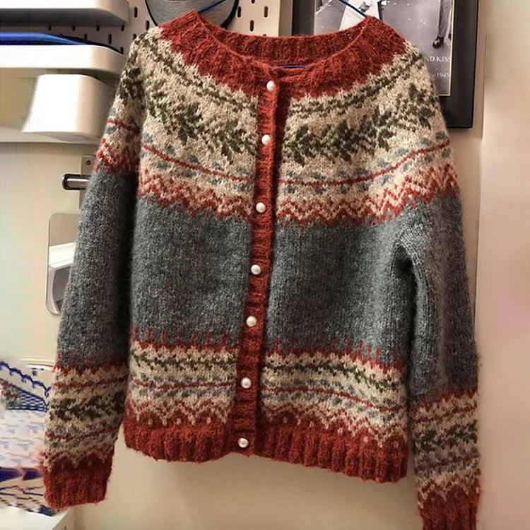 Sylvie - Pull vintage automne femme