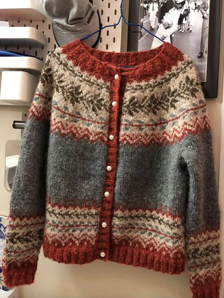 Sylvie - Pull vintage automne femme