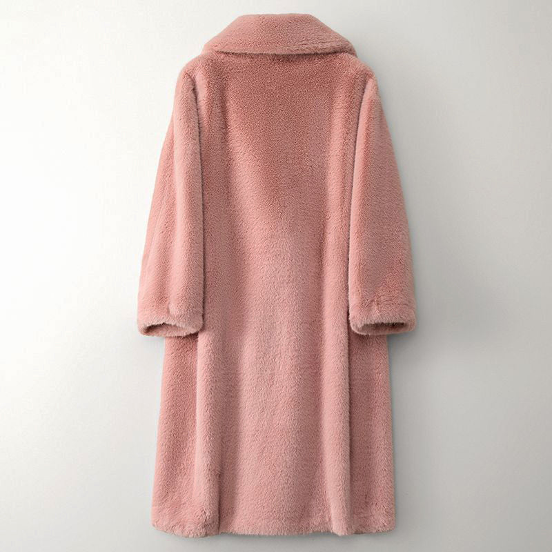 Anne - Manteau Féminin Long Teddy