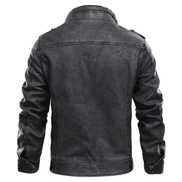 Hugo - Veste biker homme en cuir
