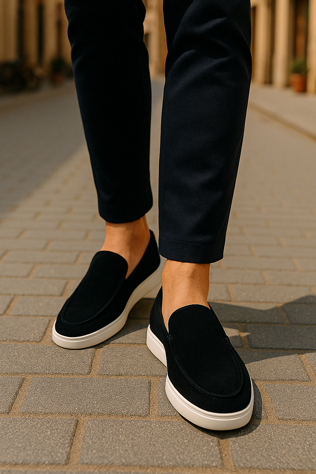 Georges - Mocassins en suède Homme