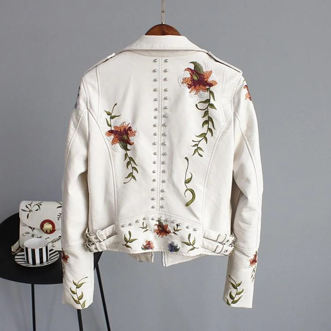 Camille - Manteau en cuir Femme