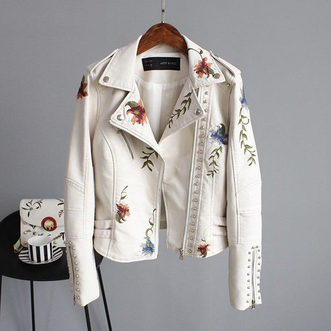 Camille - Manteau en cuir Femme