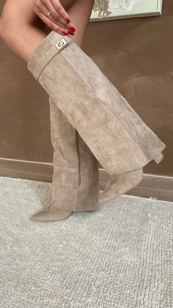 Michèle | Bottes Hautes Élégantes Bout Pointu