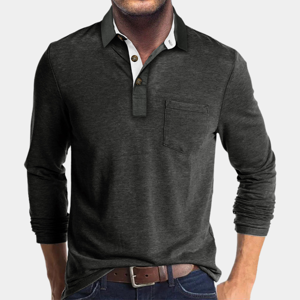 André - Élégant polo d'automne