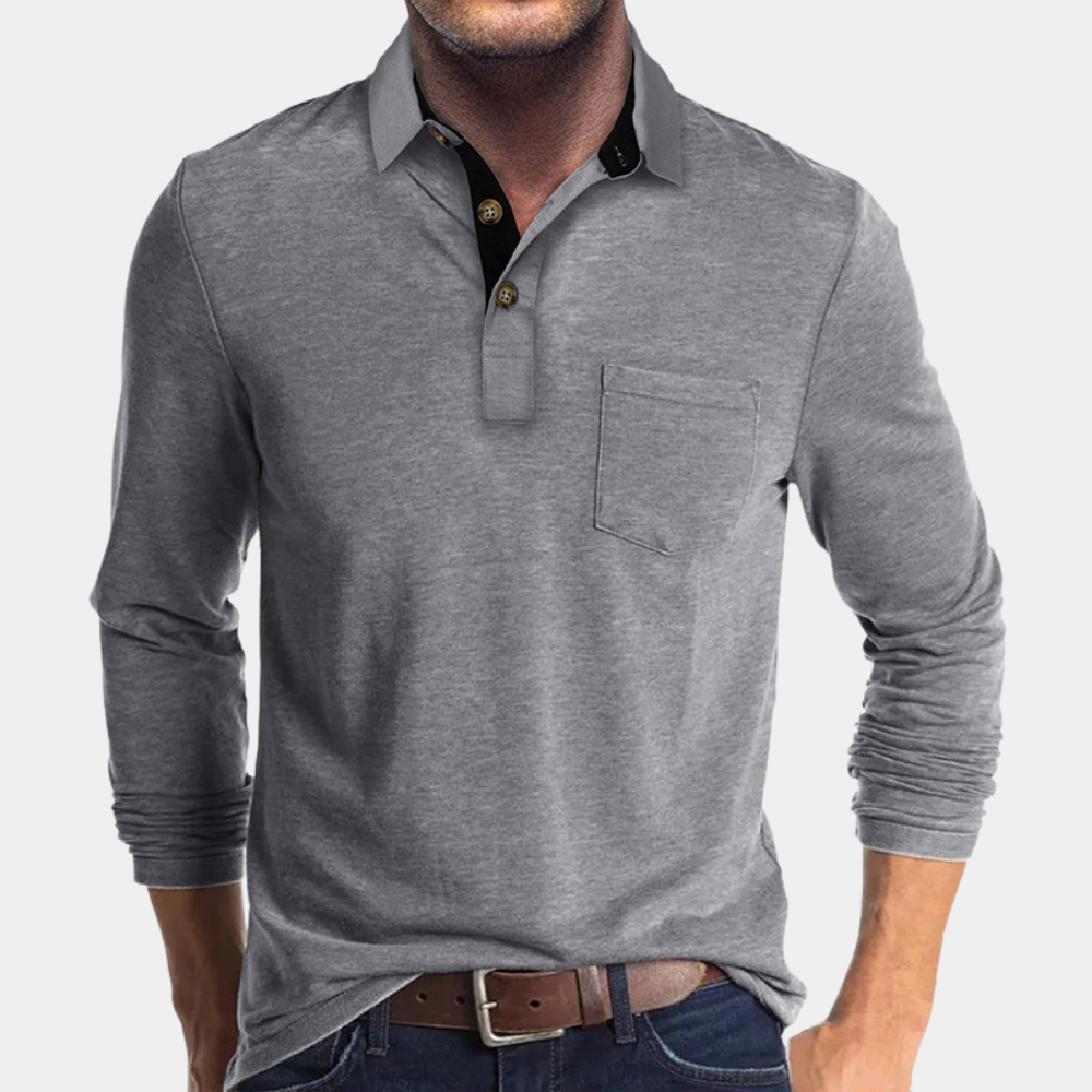 André - Élégant polo d'automne