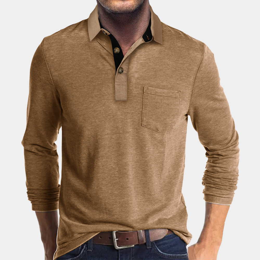 André - Élégant polo d'automne