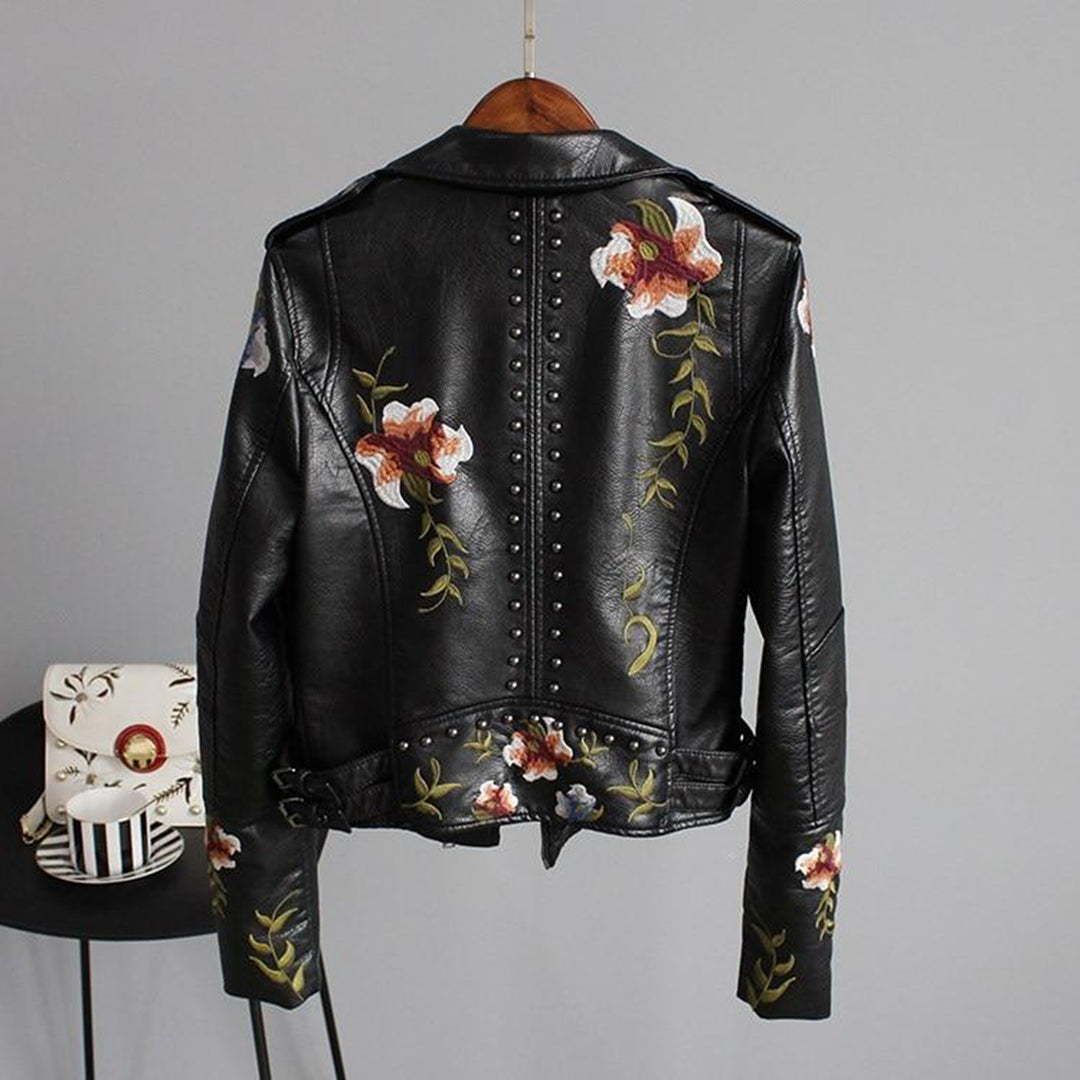Camille - Manteau en cuir Femme