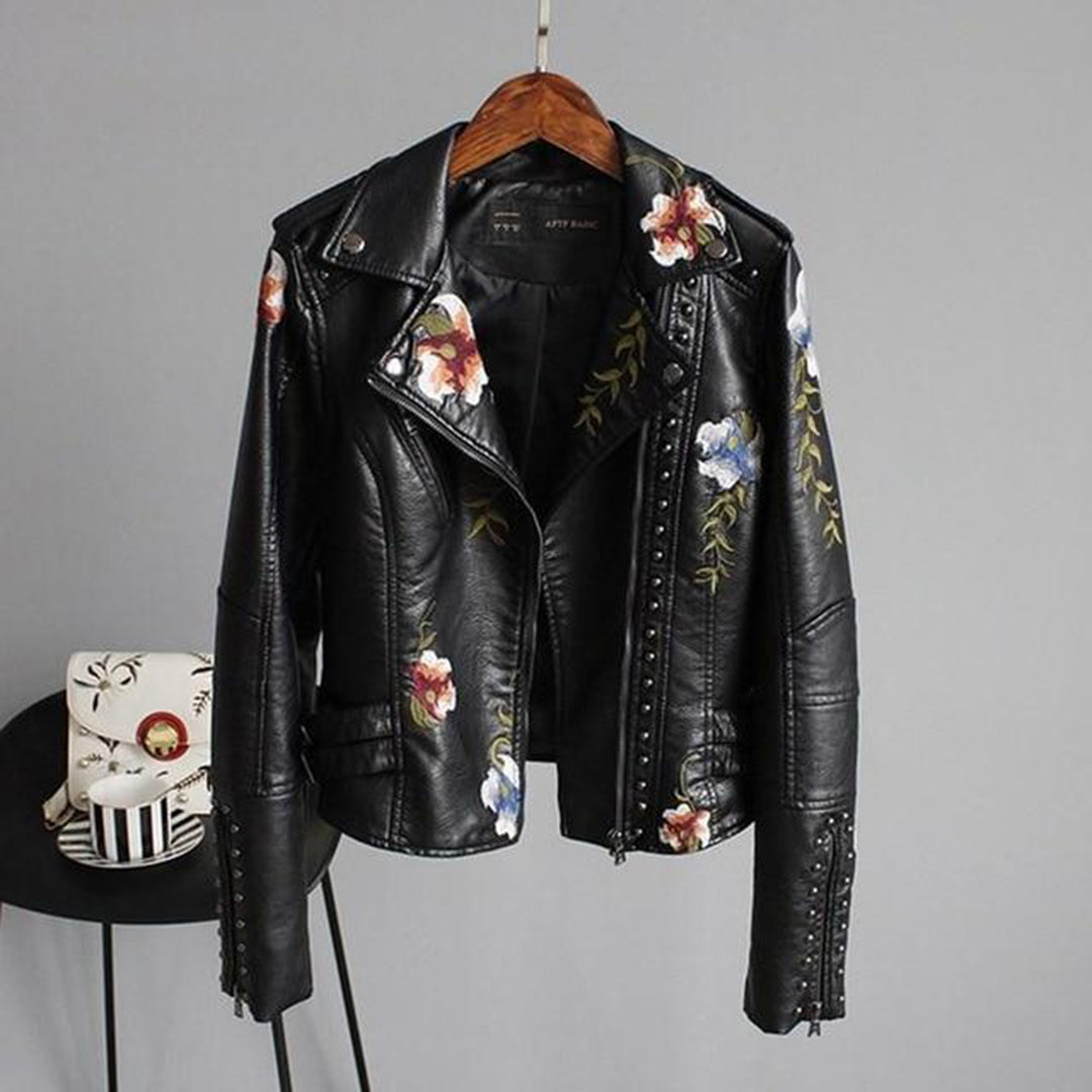 Camille - Manteau en cuir Femme