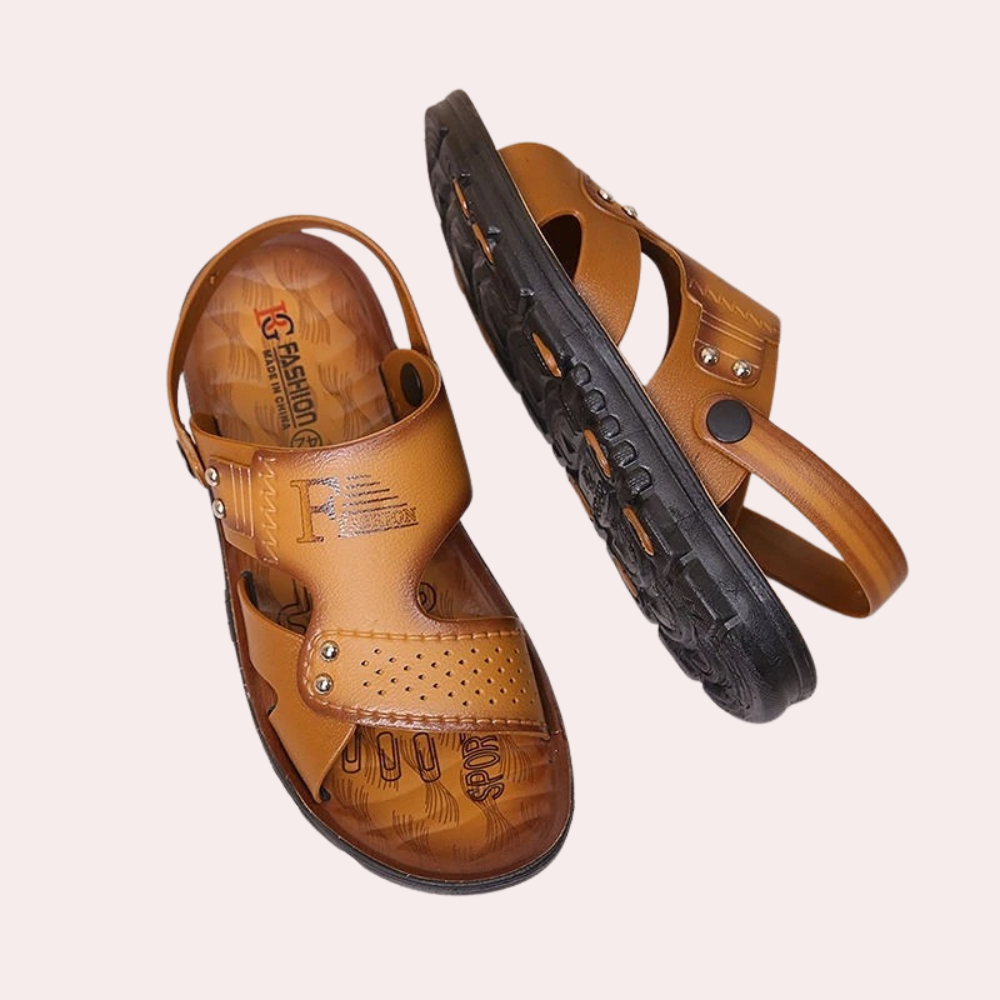Sandales pour hommes - Style décontracté - Confortable & Durable - Noir-3