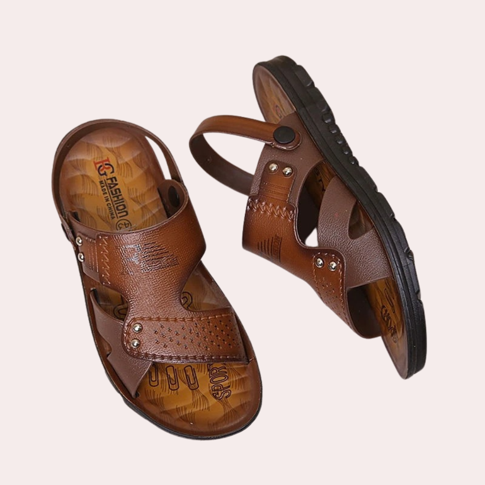 Sandales pour hommes - Style décontracté - Confortable et durable - Noir-1