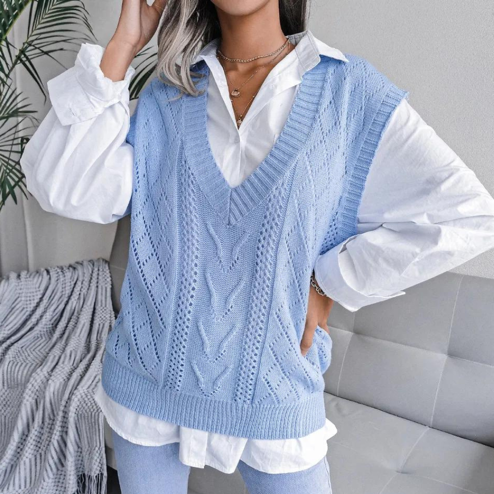 Chanel  - Pull Femme Col V