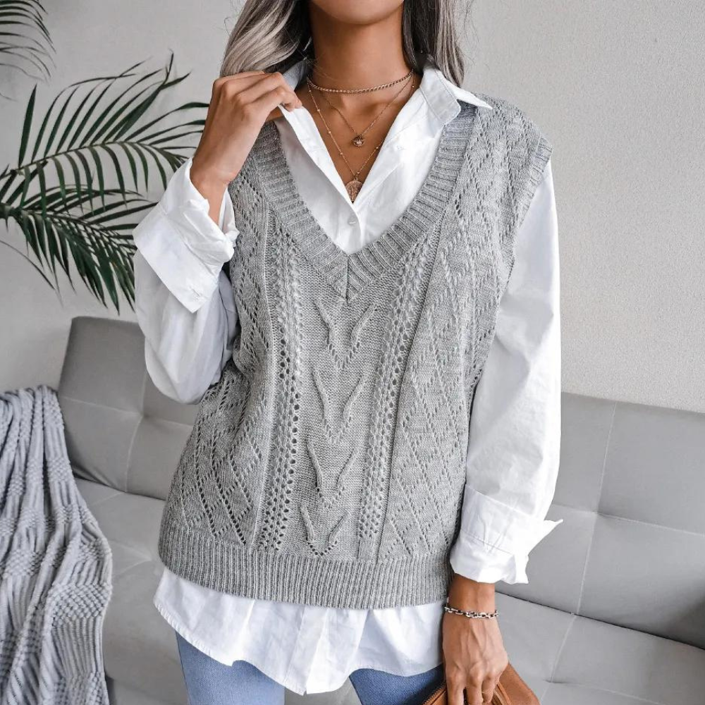 Chanel  - Pull Femme Col V
