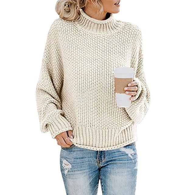 Nina - Pull col roulé femme