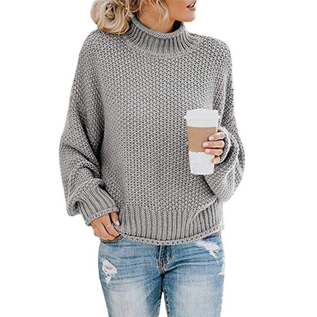 Nina - Pull col roulé femme
