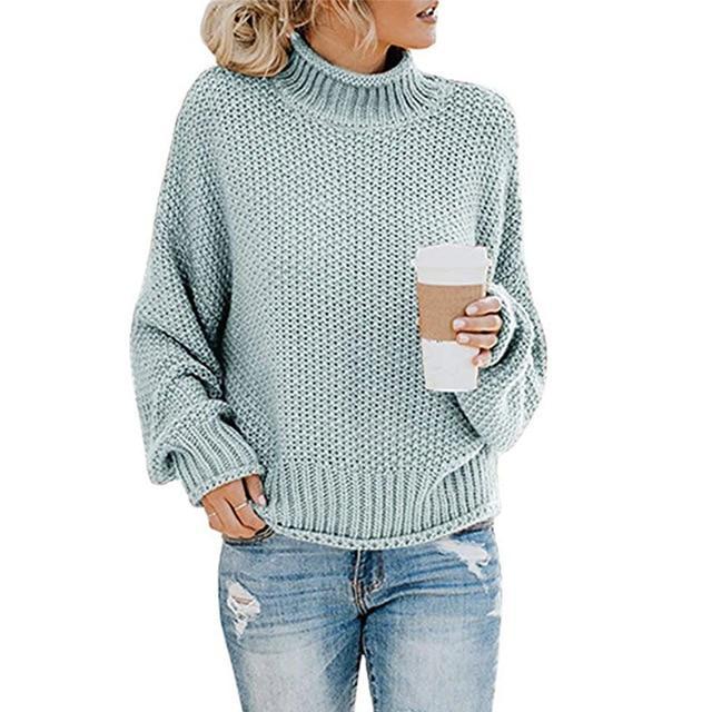 Nina - Pull col roulé femme