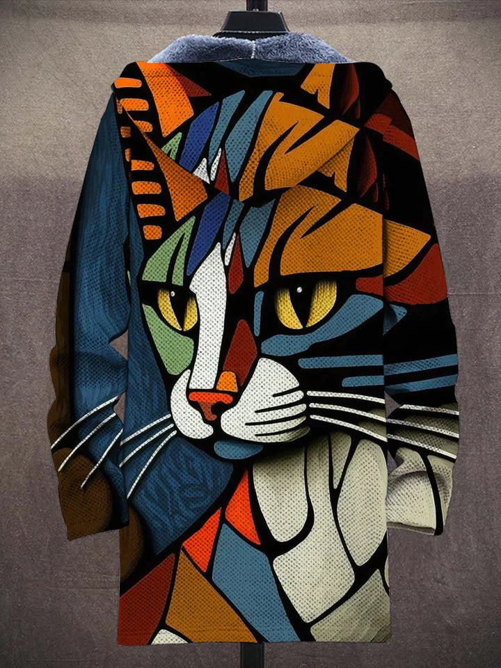 Odile - Cardigan chat automne femme