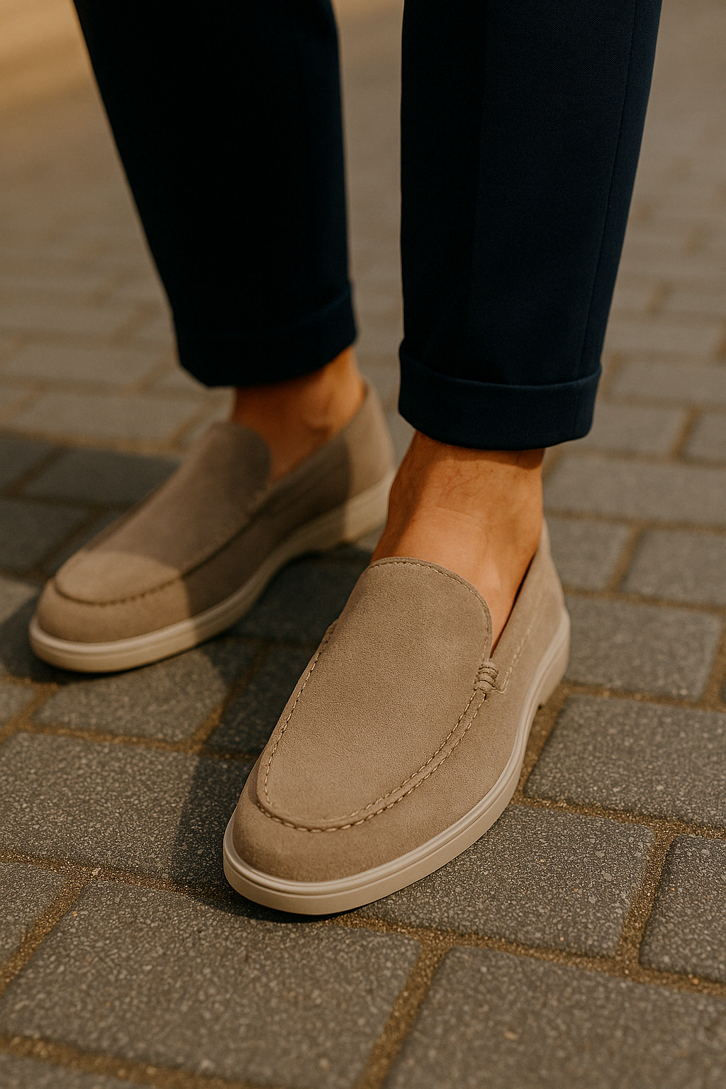 Georges - Mocassins en suède Homme
