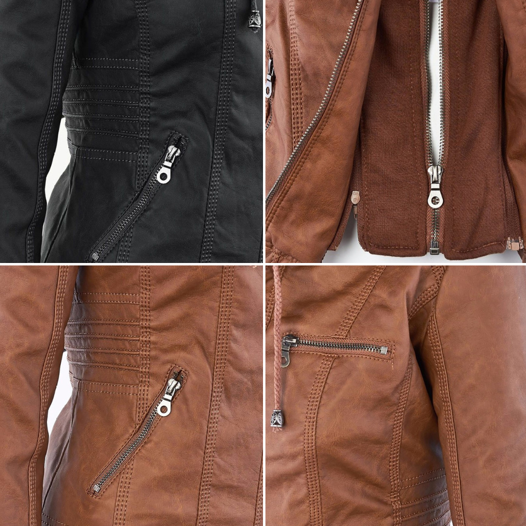 Lucie - Manteau Chic Cuir