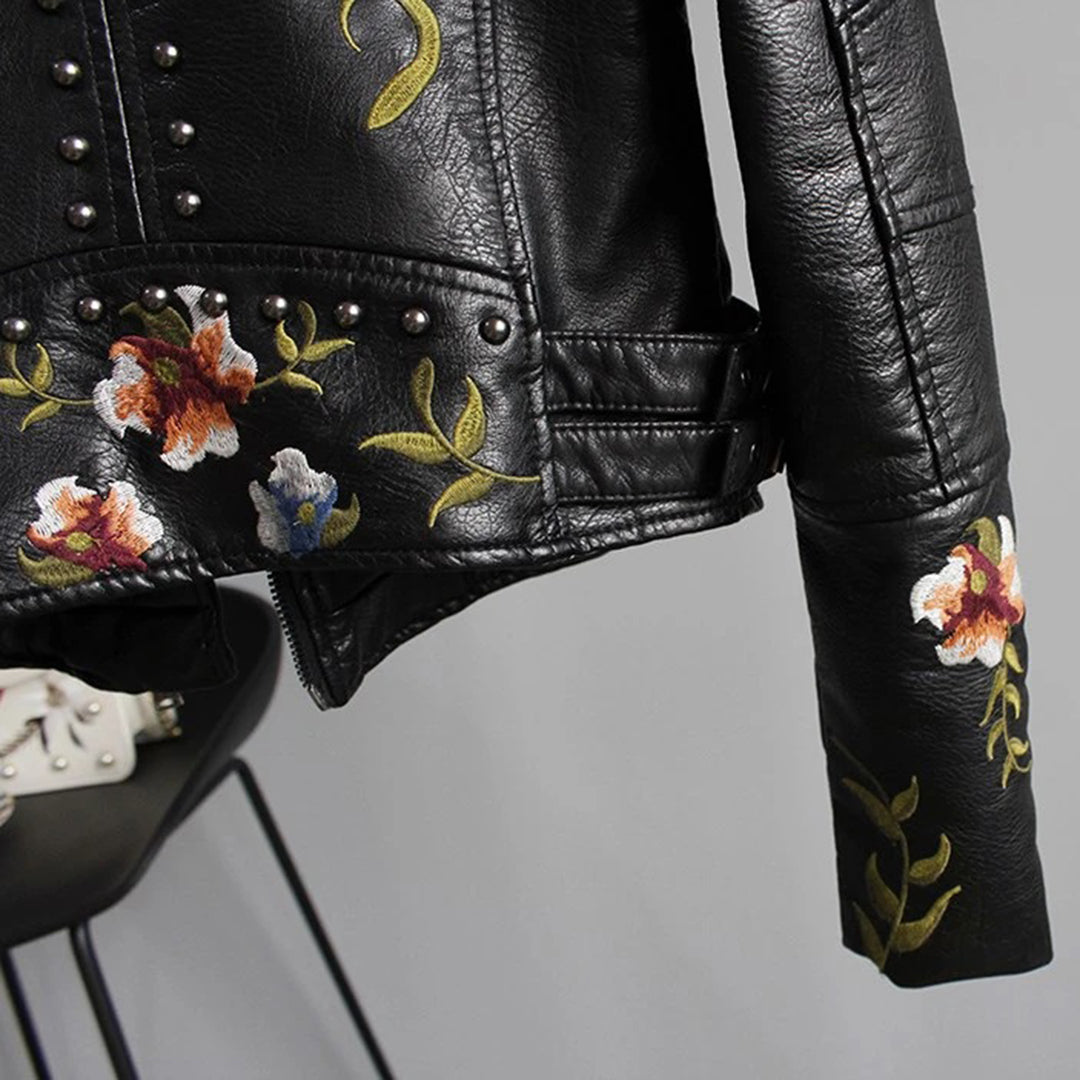 Camille - Manteau en cuir Femme