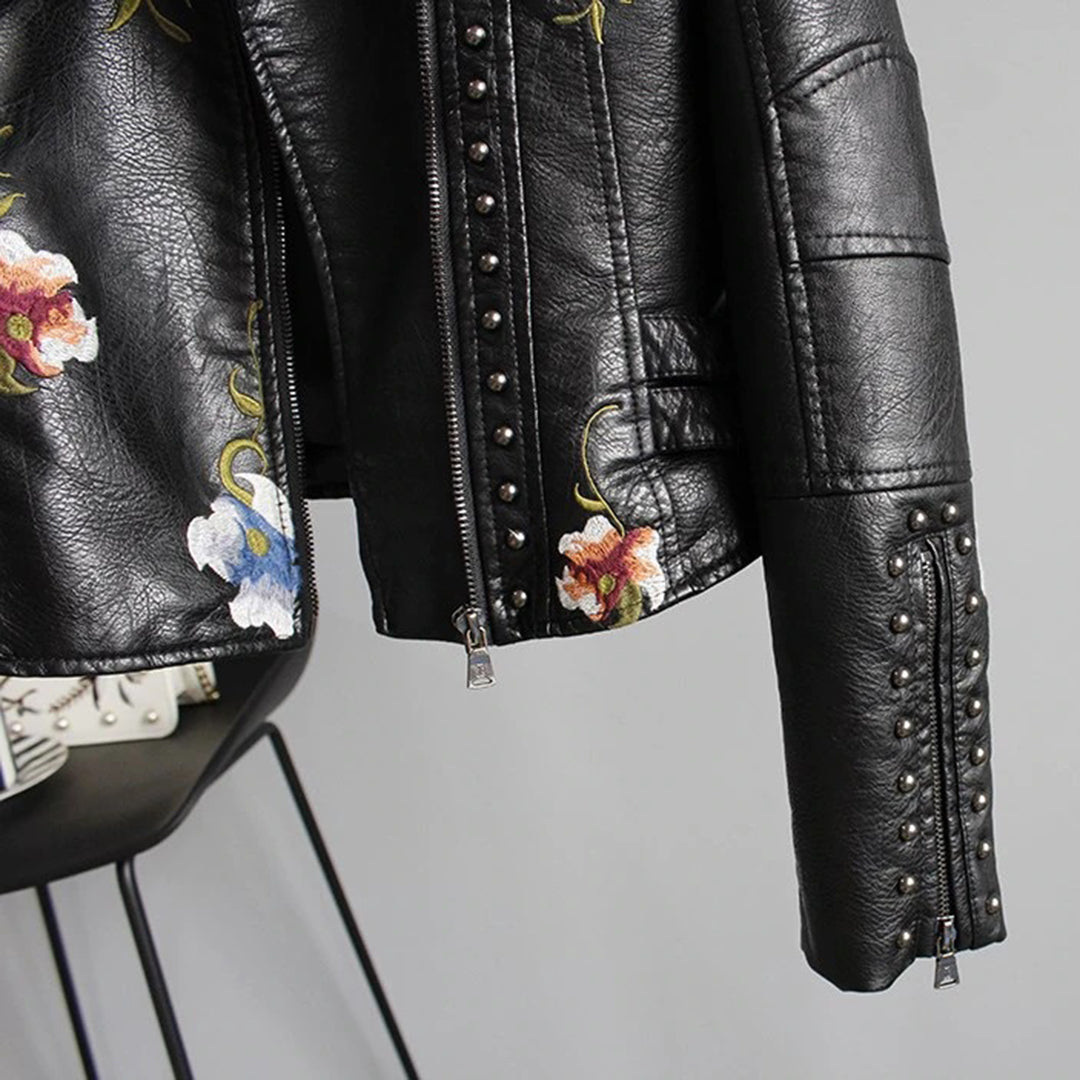 Camille - Manteau en cuir Femme