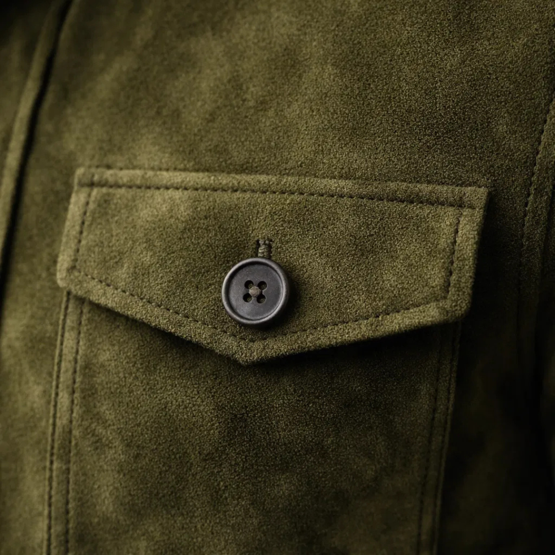 Pierre - Veste Raffinée Daim Légère