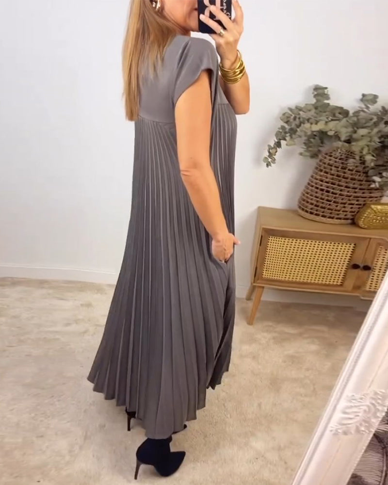 Saskia - Sublime Robe Longue Plissée