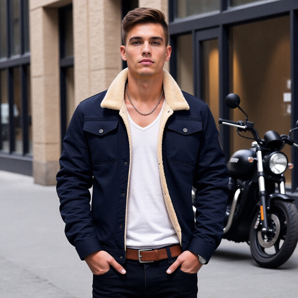 Jean - Manteau vintage homme
