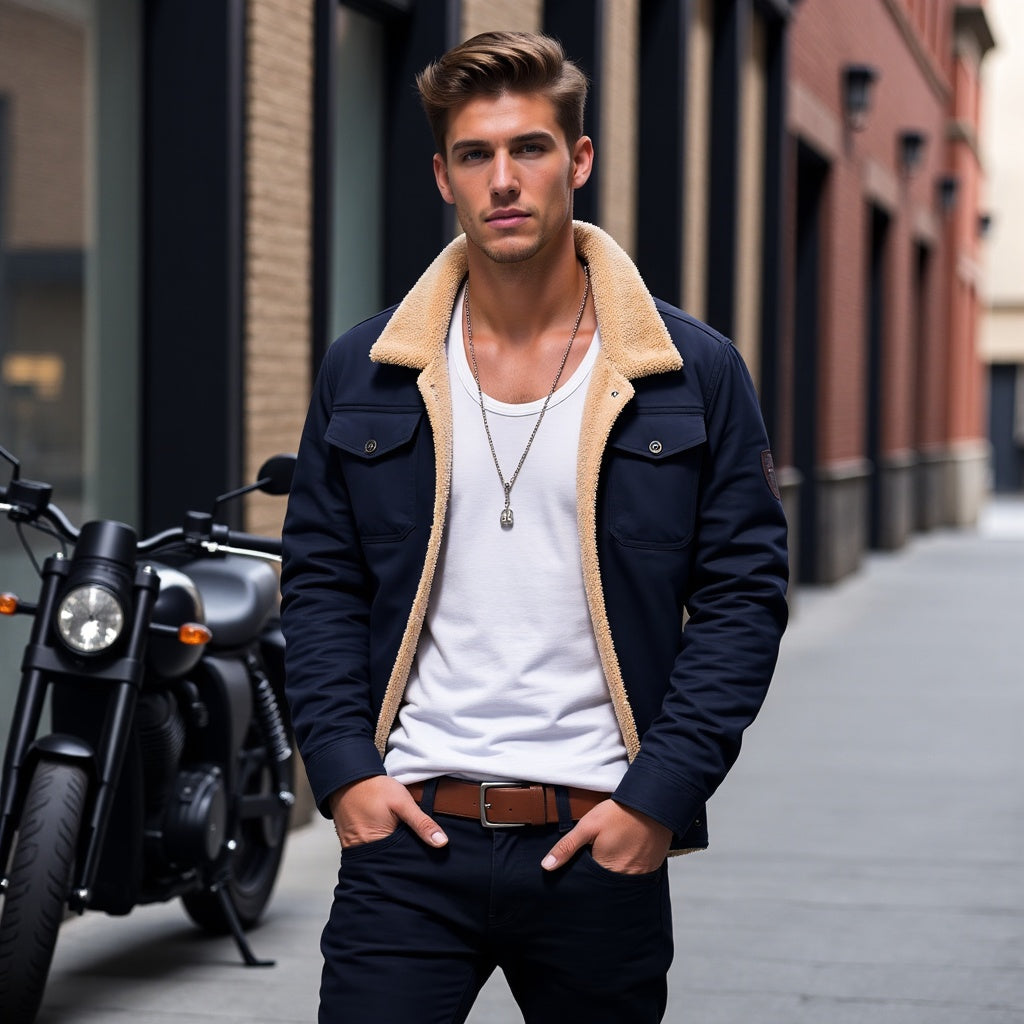 Jean - Manteau vintage homme