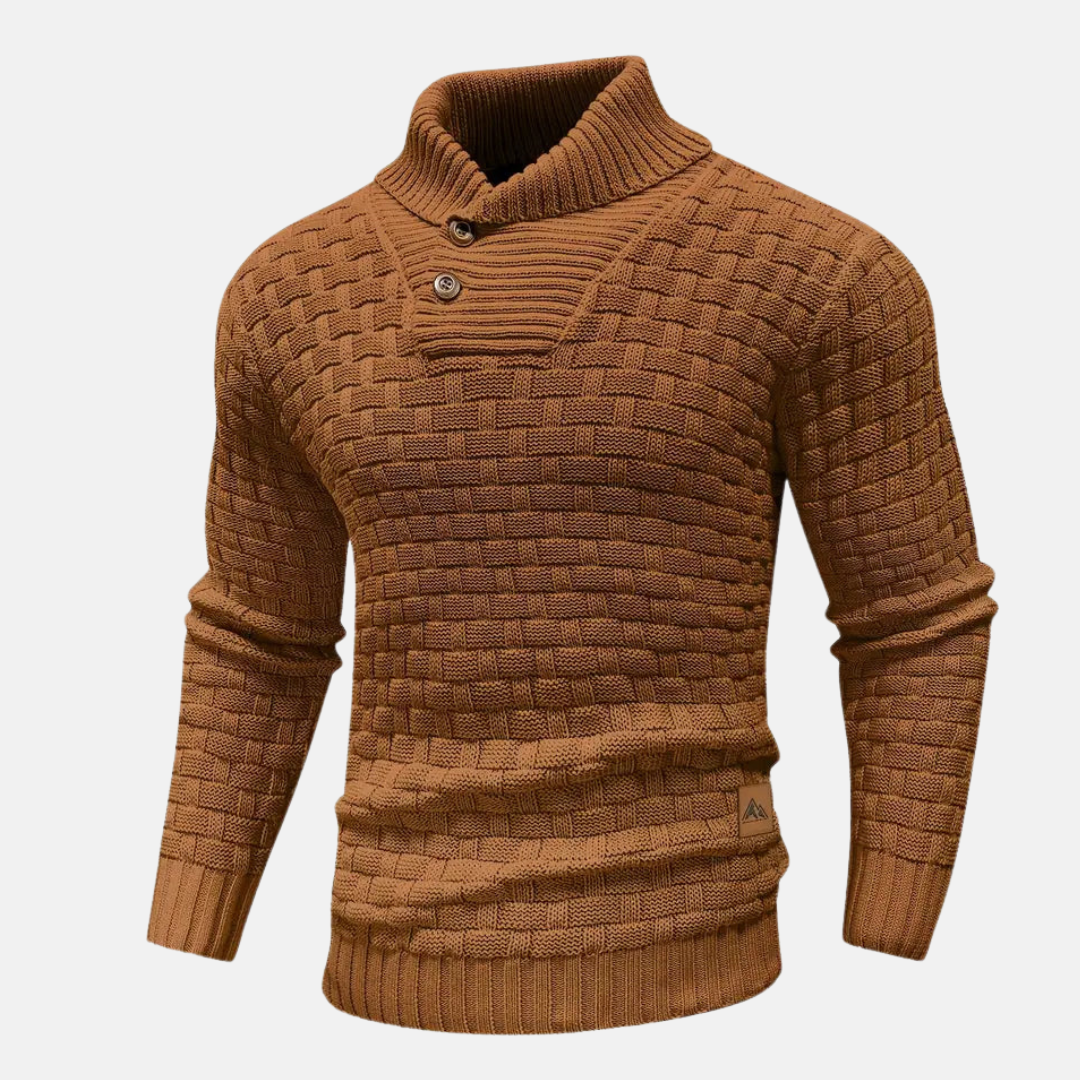 Augustin – Pull en maille classique pour hommes, doux et confortable