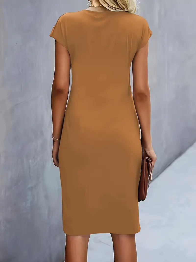 Robe Midi Femme Moulante Chic - Claire