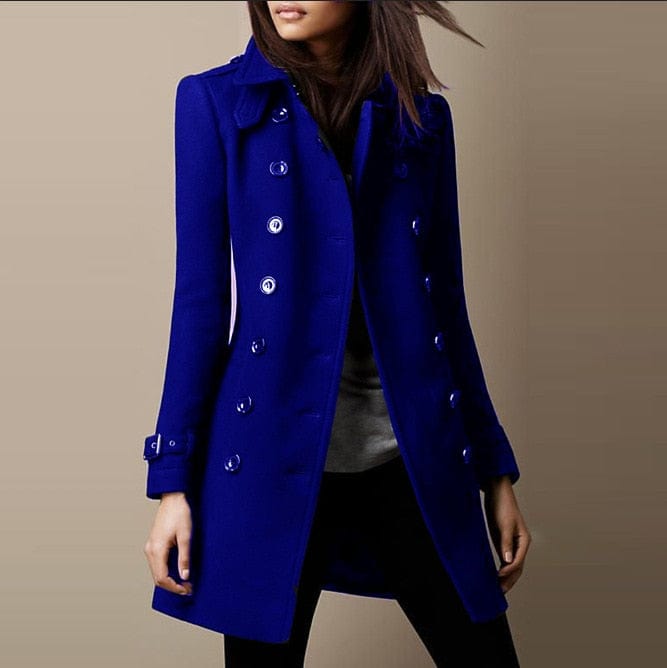Françoise | Manteau Élégant Cintré Laine