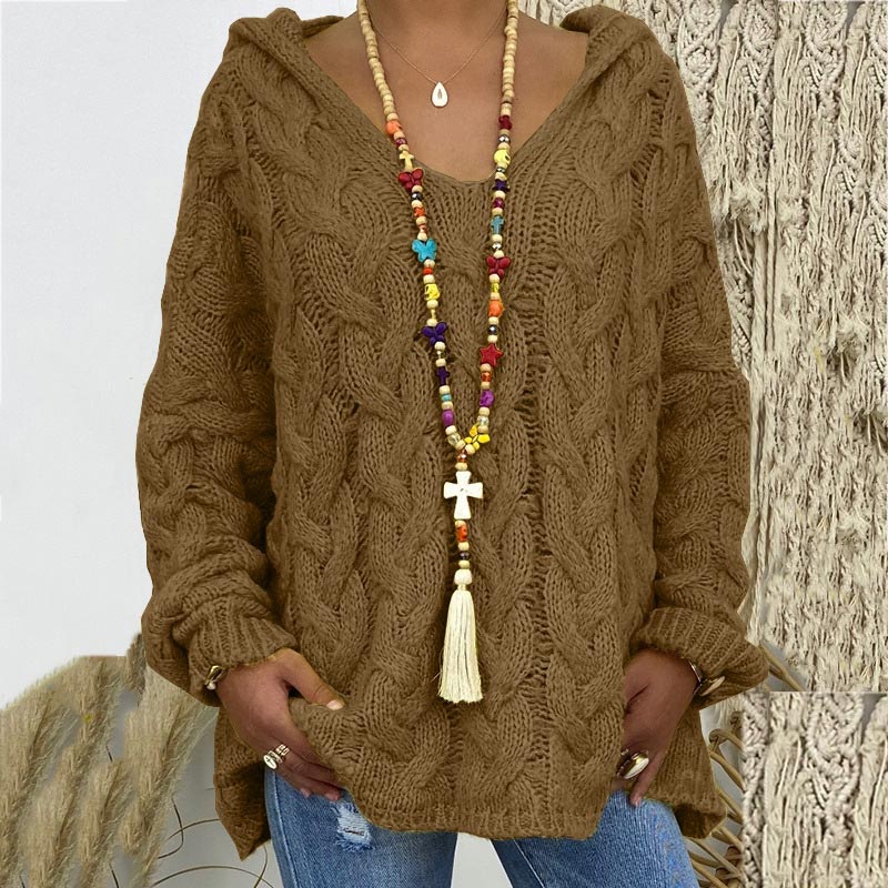 Odile - Pull doux col roulé femme