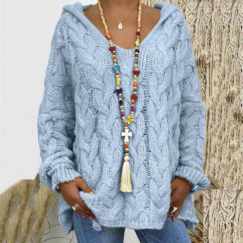 Odile - Pull doux col roulé femme