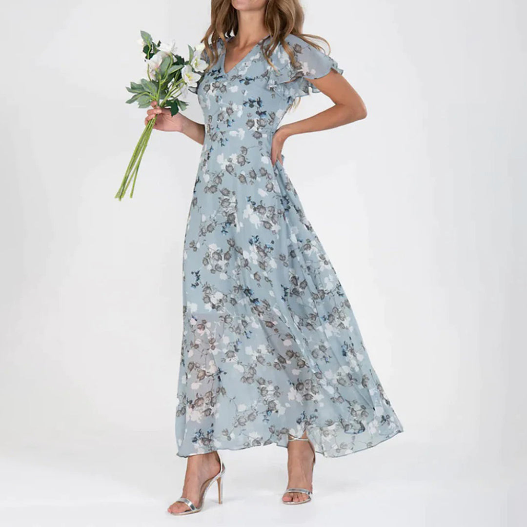 Sandrine - Robe Maxi d'Été Chic