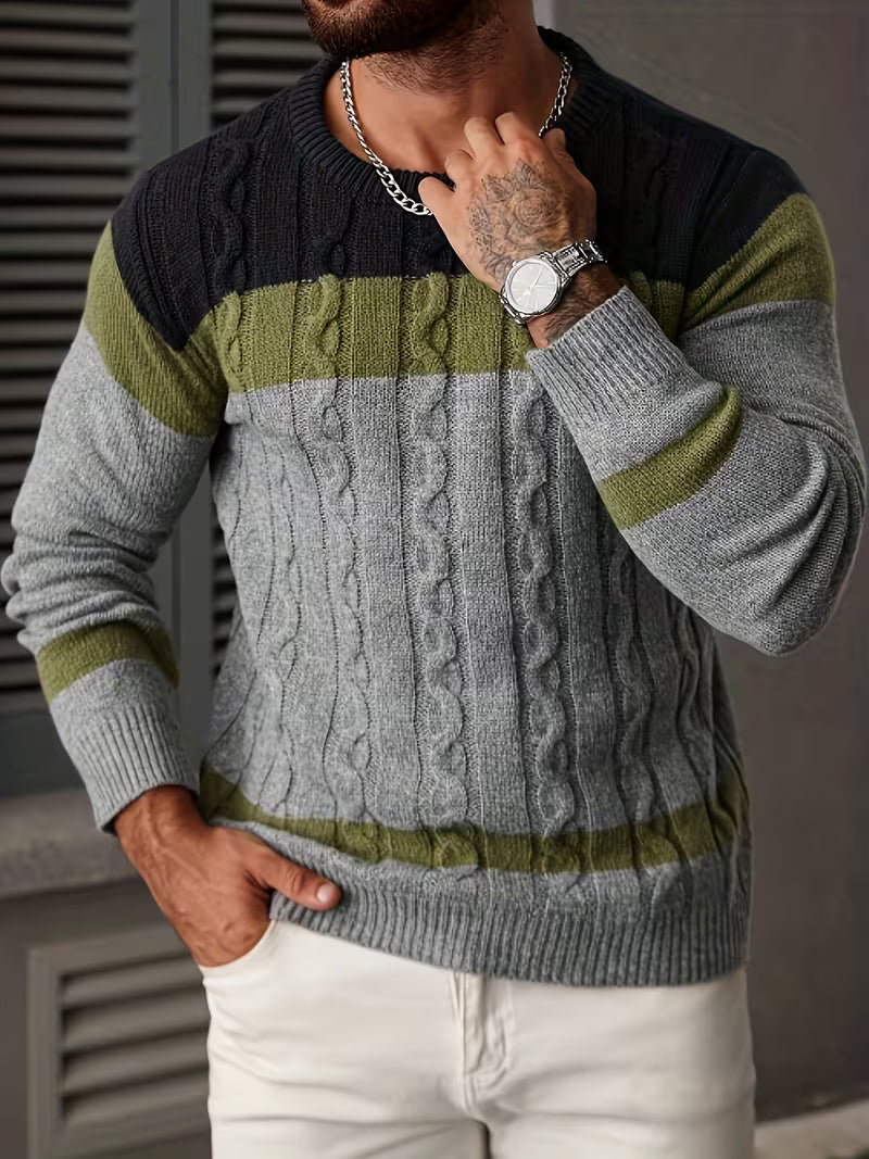 Laurent - Pull Classique Torsadé