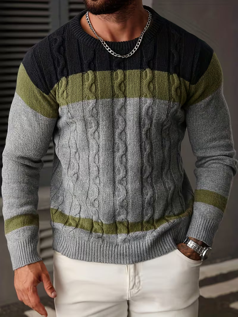 Laurent - Pull Classique Torsadé