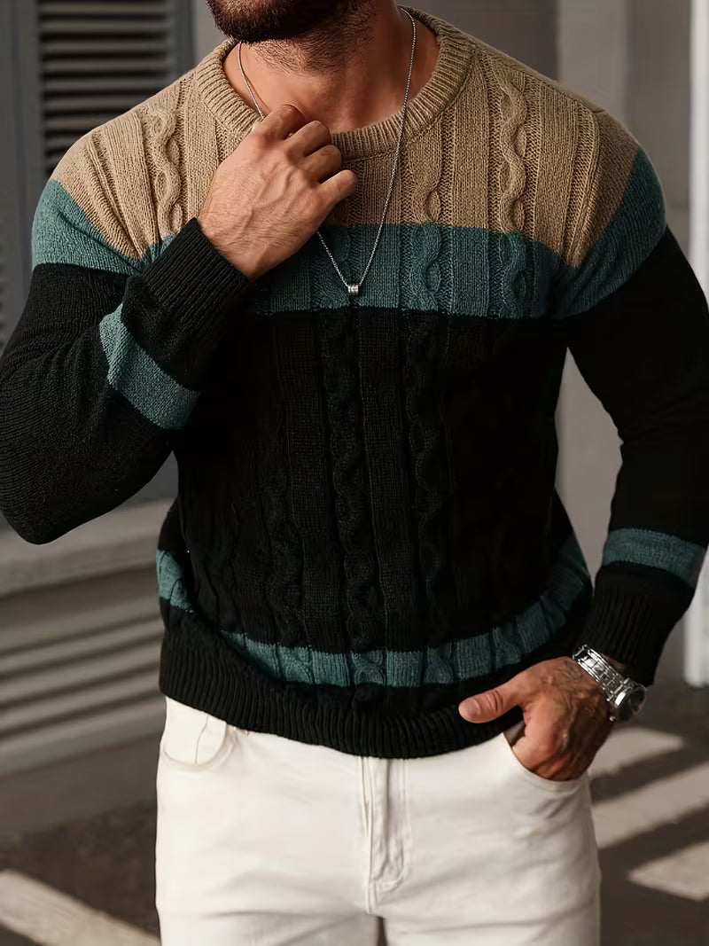 Laurent - Pull Classique Torsadé