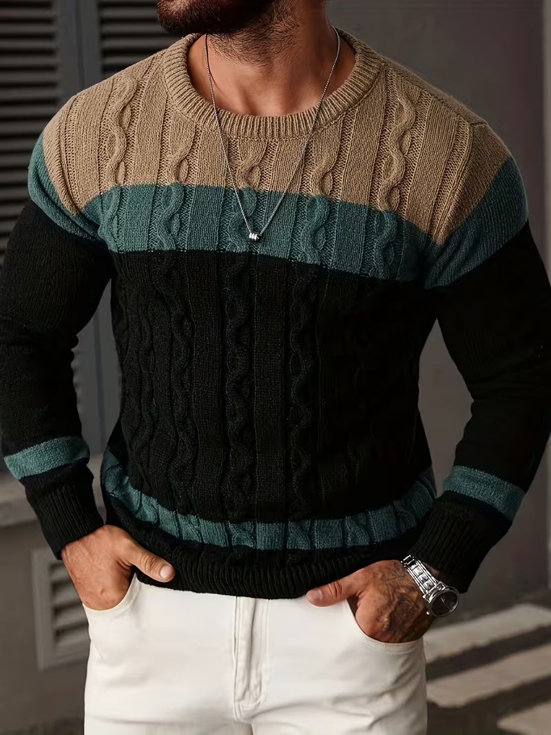 Laurent - Pull Classique Torsadé
