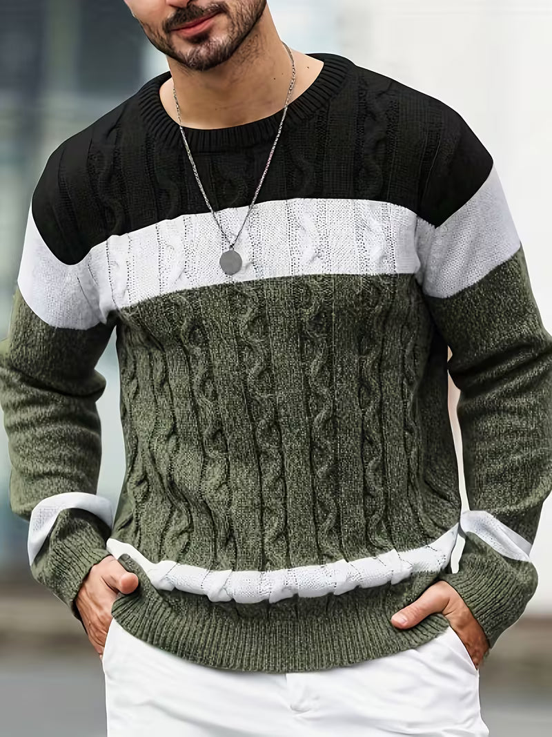 Laurent - Pull Classique Torsadé