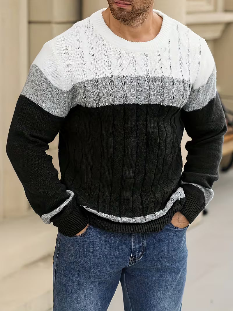 Laurent - Pull Classique Torsadé