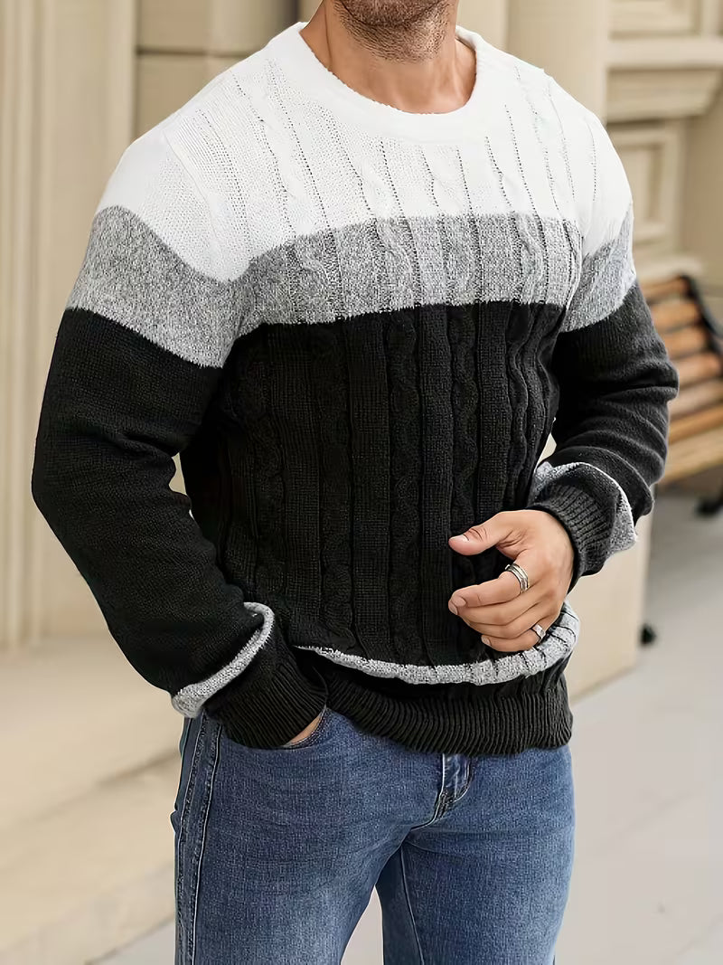Laurent - Pull Classique Torsadé