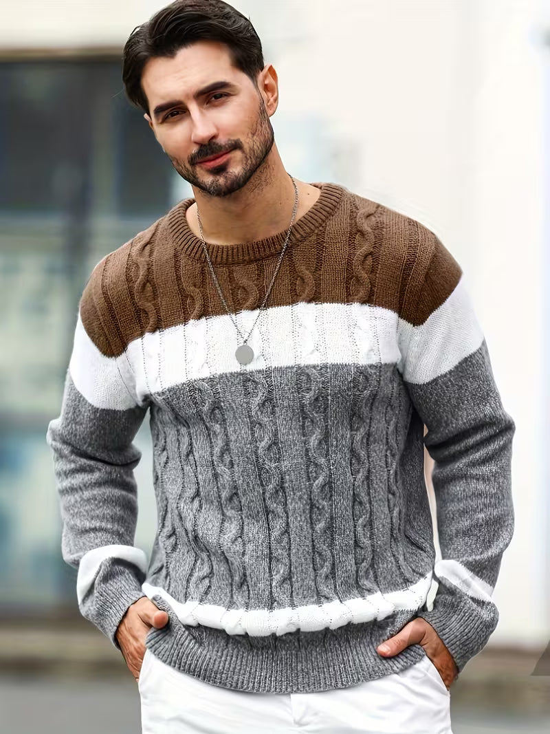 Laurent - Pull Classique Torsadé